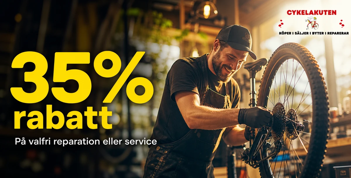 Cykelakuten – 35% rabatt – På valfri reparation eller service