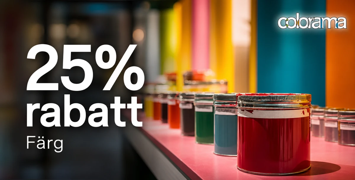 Colorama – 25% rabatt – Färg