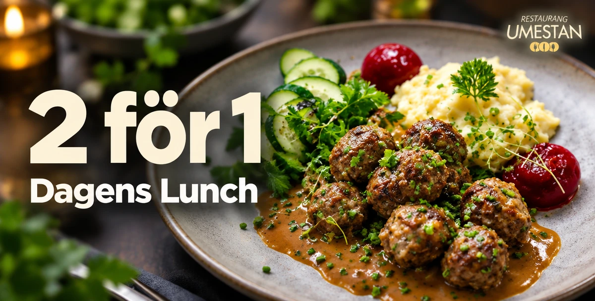 Restaurang Umestan – 2 för 1 – Dagens Lunch