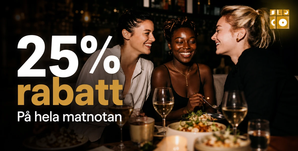 Bloco – 25% rabatt – På hela matnotan