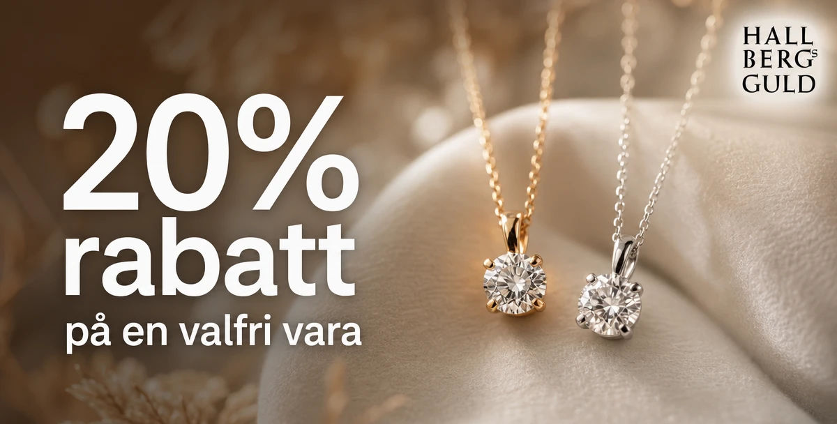 Hallbergs Guld – 20% rabatt – på en valfri vara