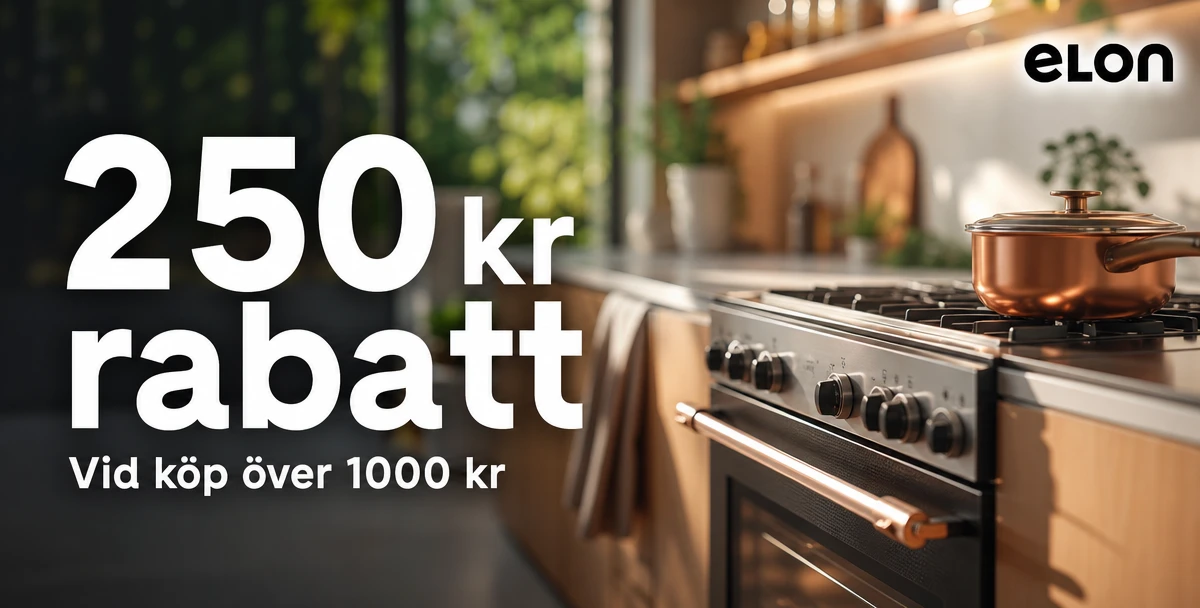 Elon – 250 kr rabatt – Vid köp över 1000 kr
