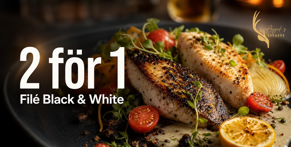 Aypeks BAR&KÖK – 2 för 1 – Filé Black & White