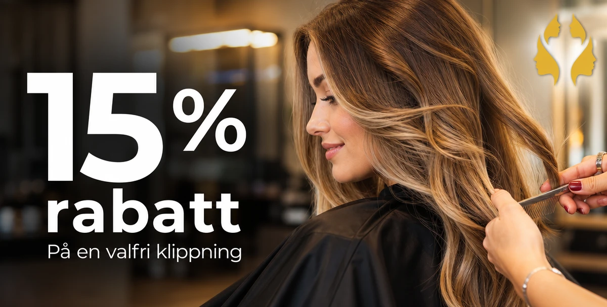 Hårcenter frisör - Enköping – 15% rabatt – På en valfri klippning