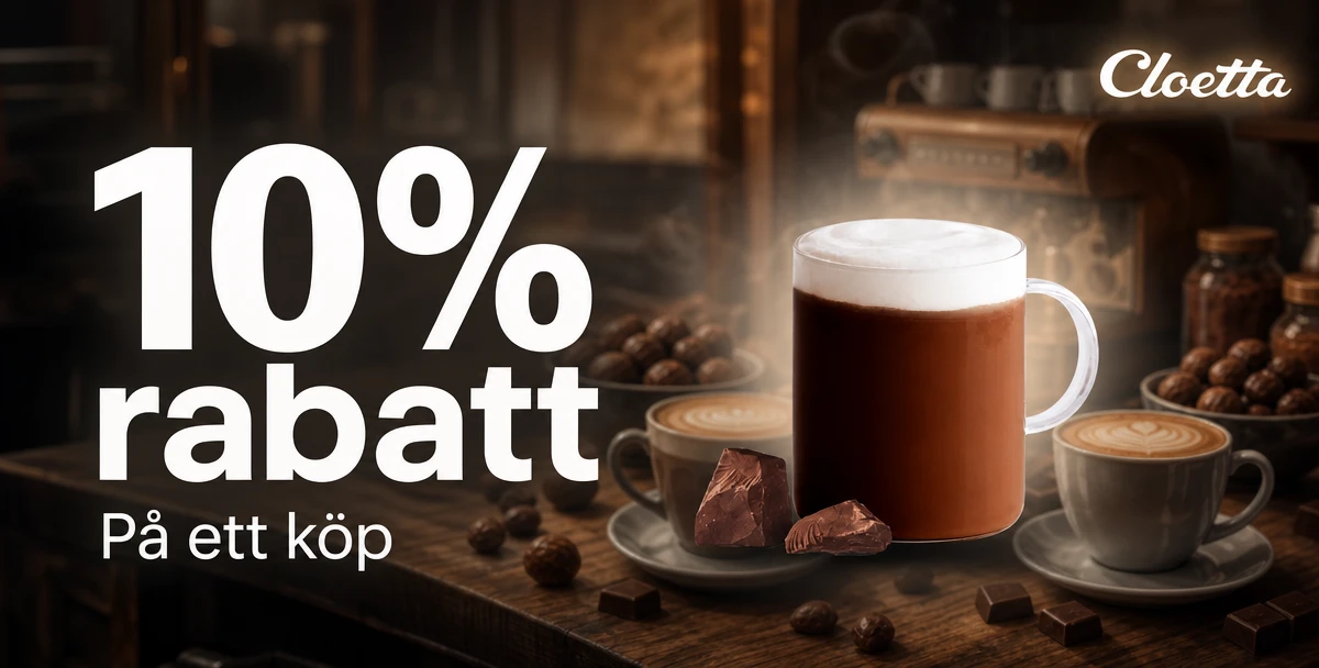 Café Chocolate – 10% rabatt – På ett köp