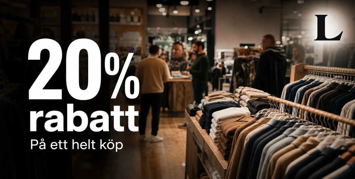 Lindbergh Fashion – 20% rabatt – På ett helt köp