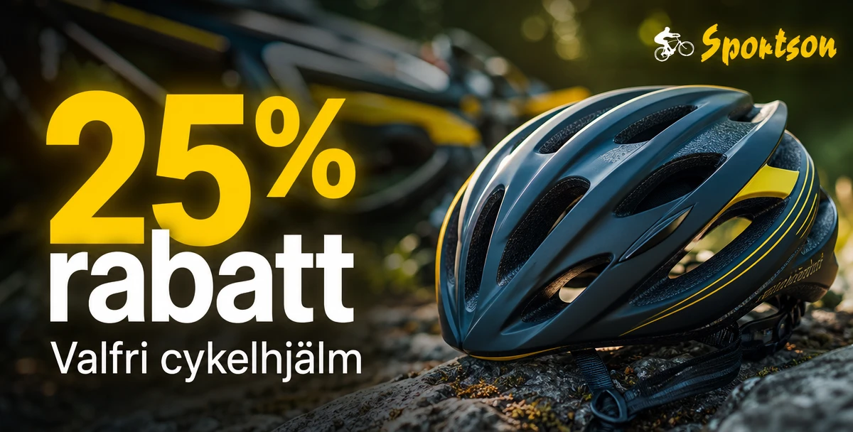 Sportson – 25% rabatt – Valfri cykelhjälm