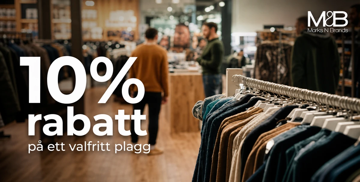 Marks N brands – 10% rabatt – på ett valfritt plagg