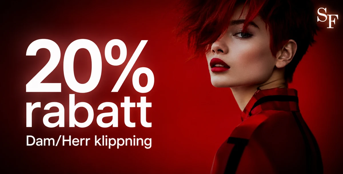 Salong Filip – 20% rabatt – Dam/Herr klippning