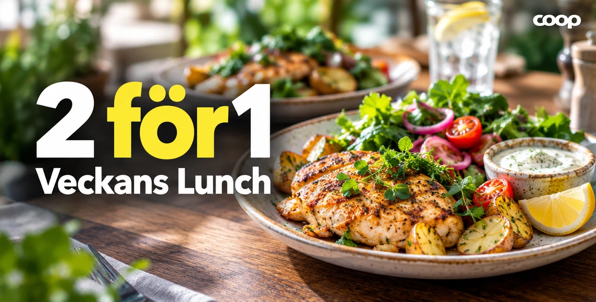 Restaurang Metro – 2 för 1 – Veckans Lunch