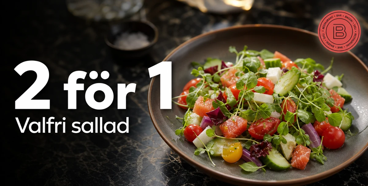 Bazar Bageri & Deli – 2 för 1 – Valfri sallad