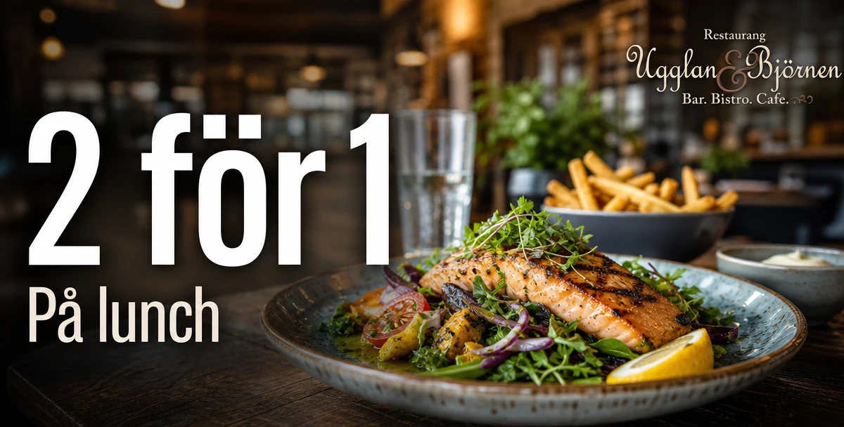 Ugglan & Björnen – 2 för 1 – På lunch