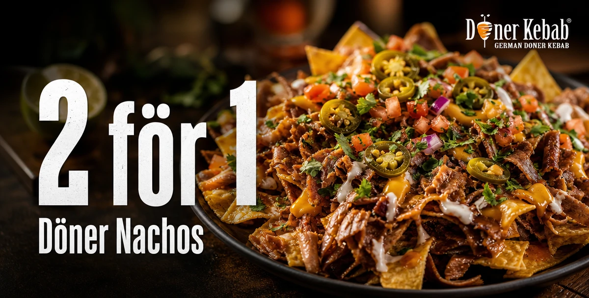 German Döner Kebab Gävle – 2 för 1 – Döner Nachos