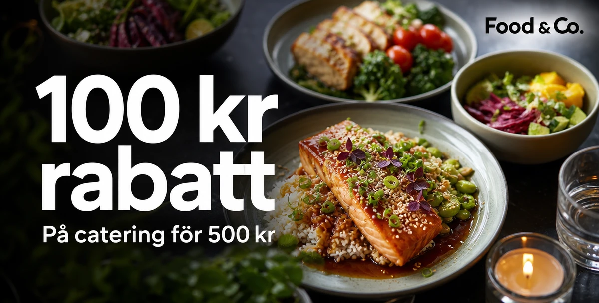 Food & Co Boländerna – 100 kr rabatt – På catering för 500 kr
