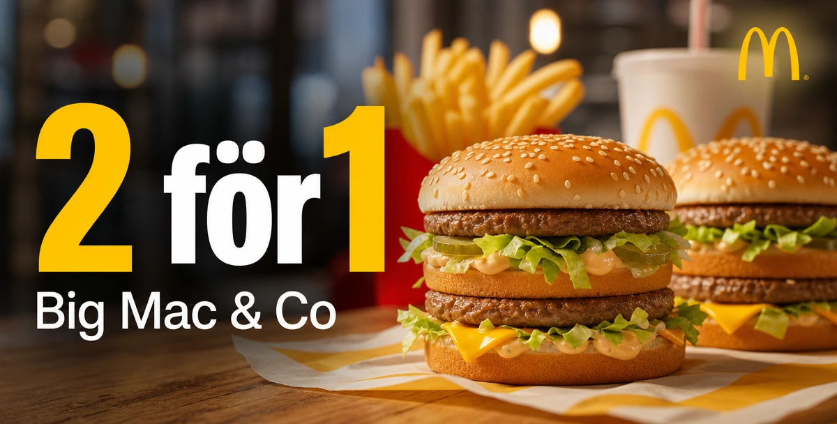 McDonald's – 2 för 1 – Big Mac & Co