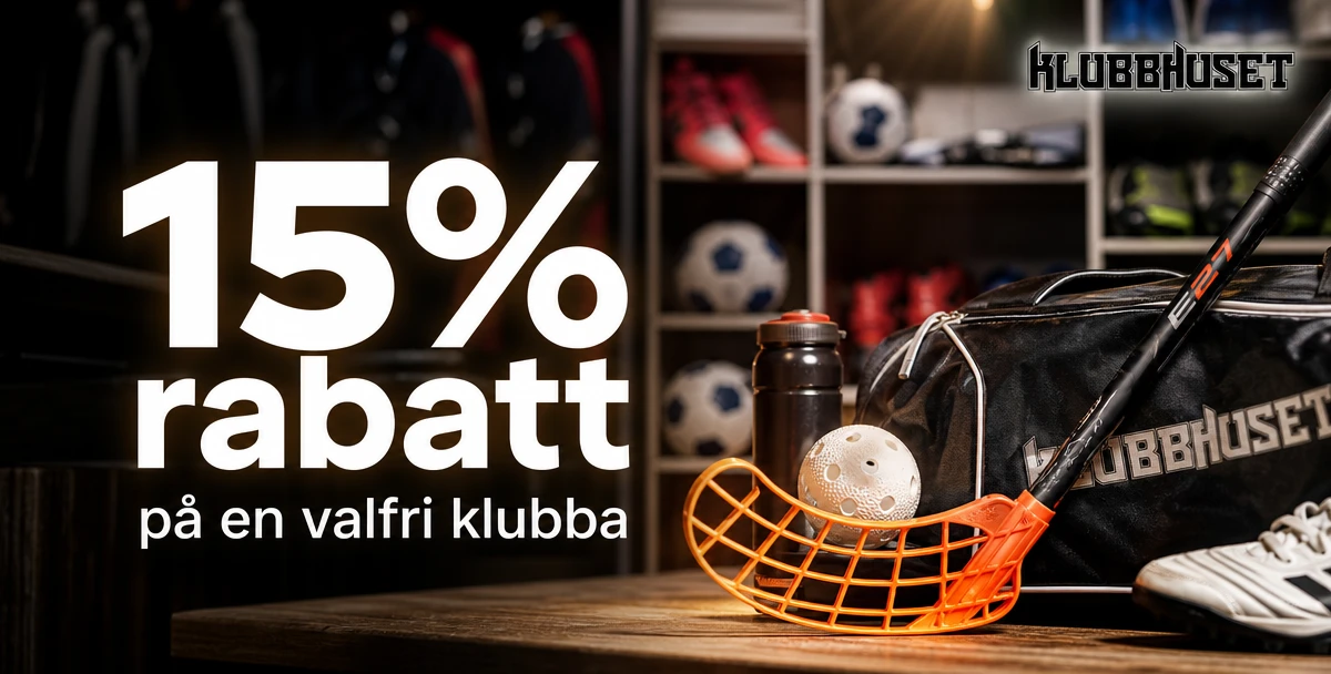 Klubbhuset i Uppsala – 15% rabatt – på en valfri klubba