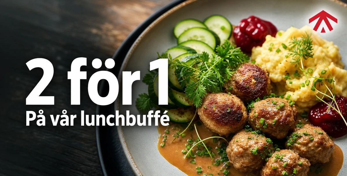 Moraparken – 2 för 1 – På vår lunchbuffé