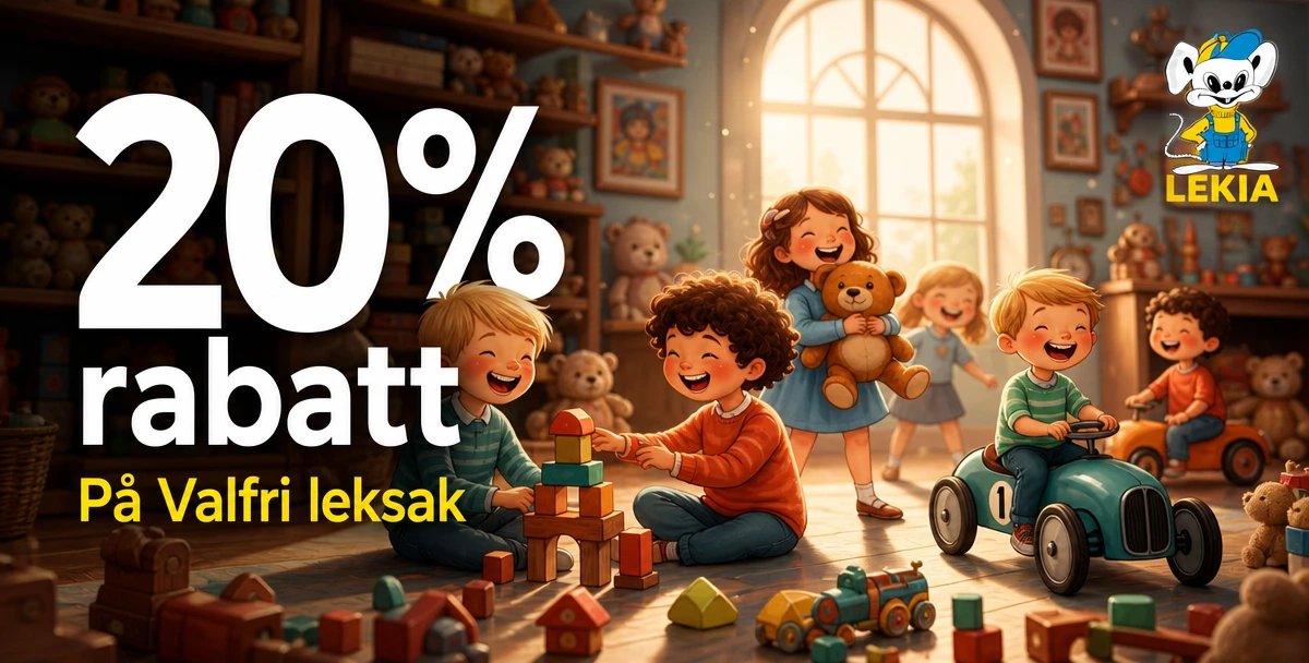 Albins Leksaker – 20% rabatt – På Valfri leksak