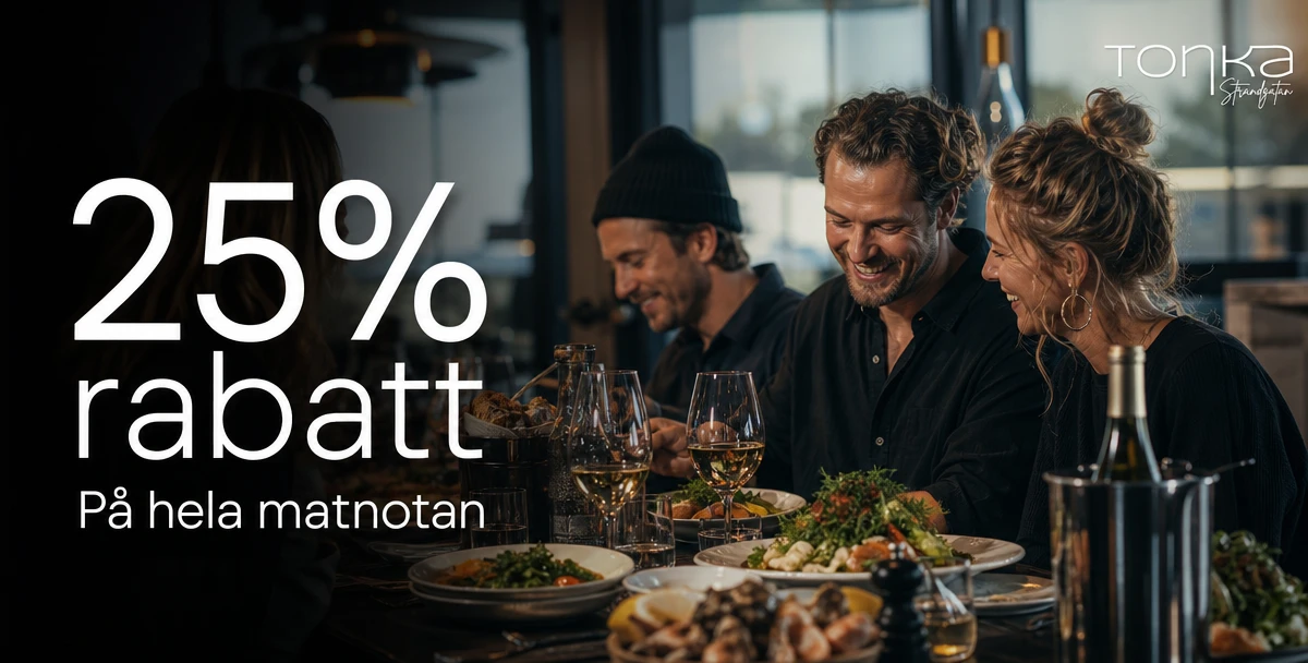 Tonka Strandgatan – 25% rabatt – På hela matnotan
