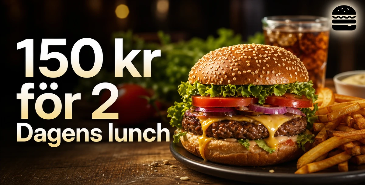 Pärlans Gatukök – 150 kr för 2 Dagens lunch – För 2 Dagens lunch