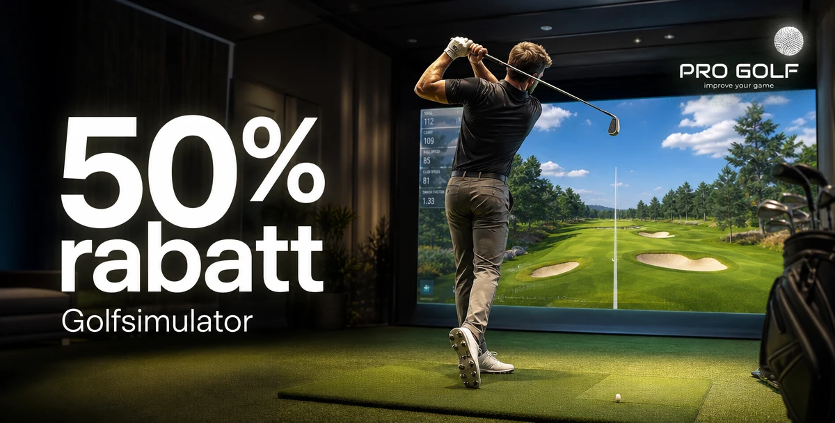 Pro Golf – 50% rabatt – Golfsimulator