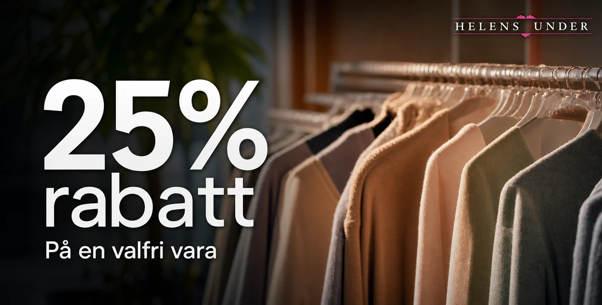 Helens Under – 25% rabatt – På en valfri vara