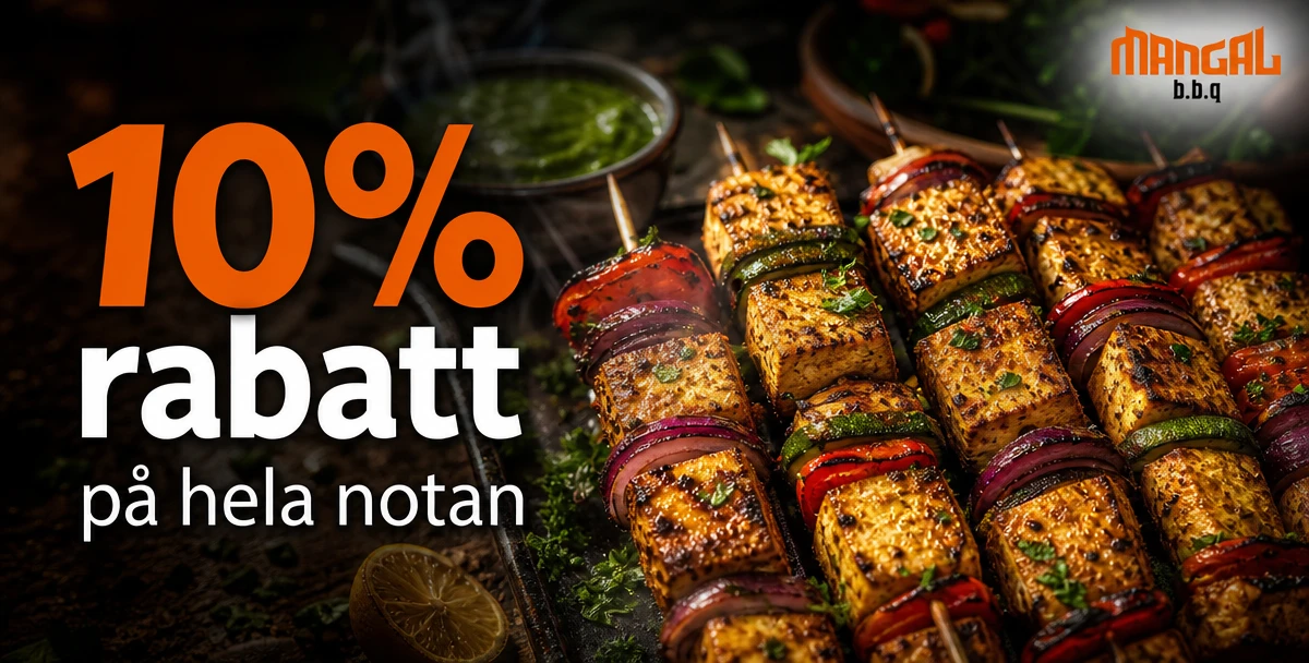 Mangal BBQ Express – 10% rabatt – på hela notan
