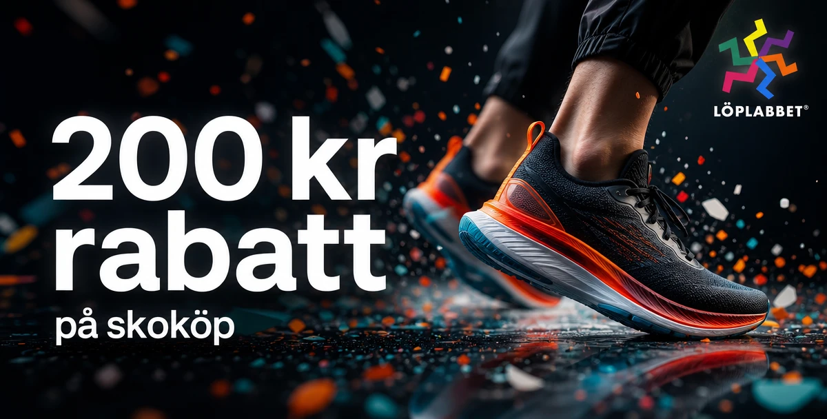 Löplabbet – 200 kr rabatt – på skoköp