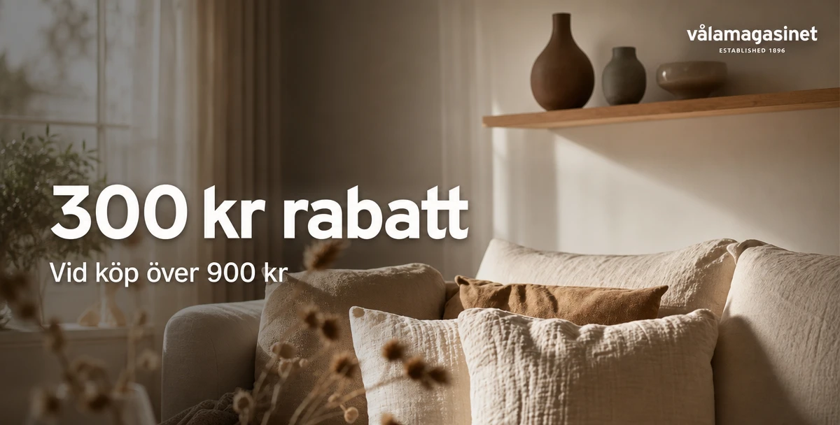 Vålamagasinet Svenska Hem – 300 kr rabatt – Vid köp över 900 kr