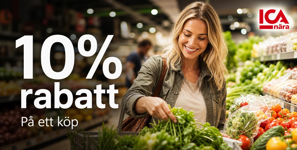 ICA Nära Stabby – 10% rabatt – På ett köp