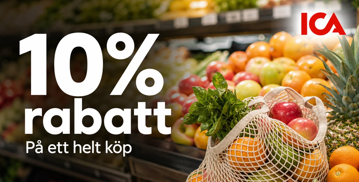ICA Söder – 10% rabatt – På ett helt köp