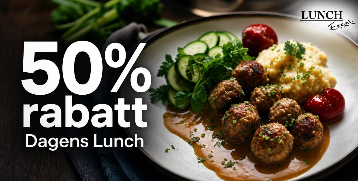 Lunchesset – 50% rabatt – Dagens Lunch