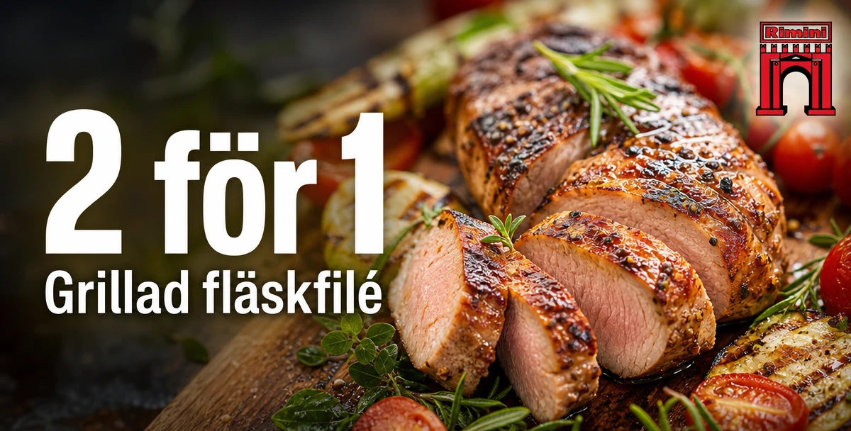Pizzeria Rimini – 2 för 1 – Grillad fläskfilé