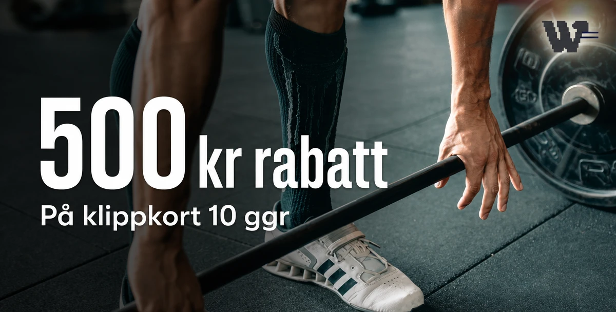 Wallbyträningscenter – 500 kr rabatt – På klippkort 10 ggr