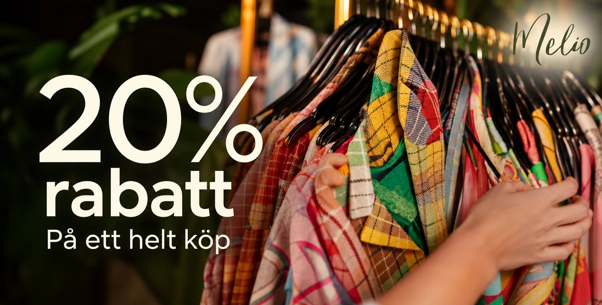 Melio – 20% rabatt – På ett helt köp