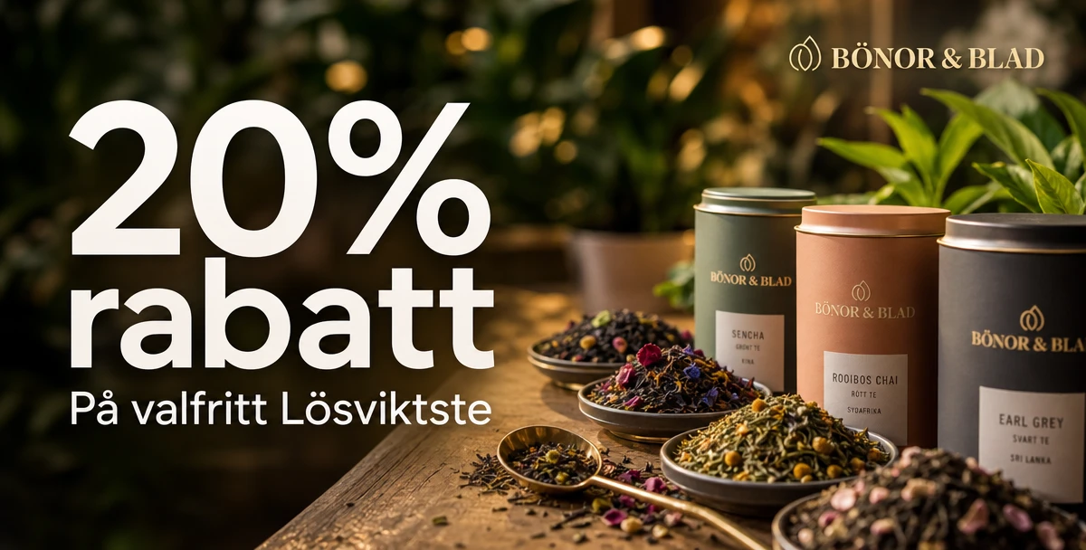 Bönor & Blad – 20% rabatt – På valfritt Lösviktste