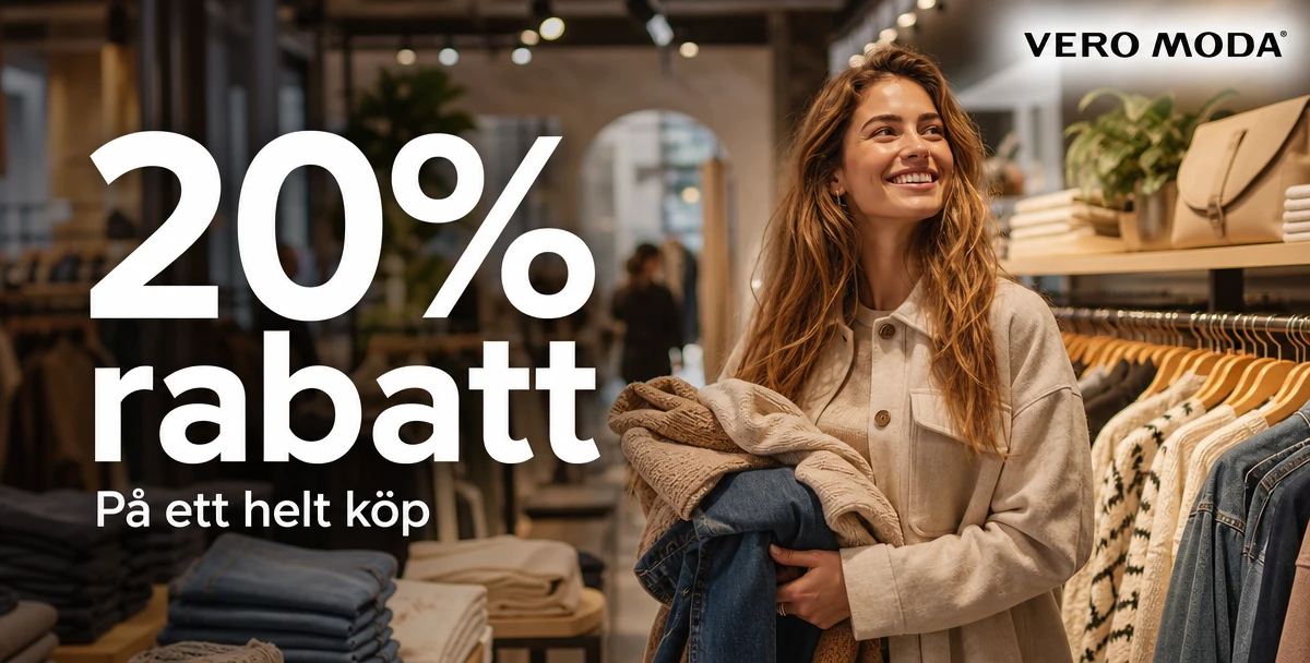 VERO MODA – 20% rabatt – På ett helt köp