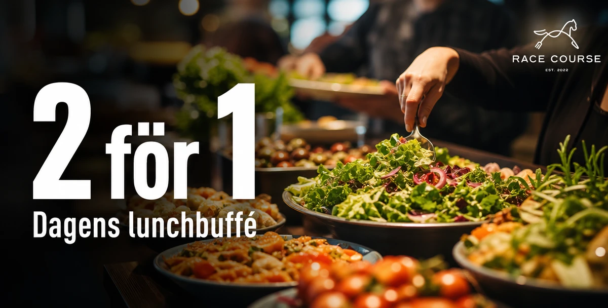 Race Course – 2 för 1 – Dagens lunchbuffé