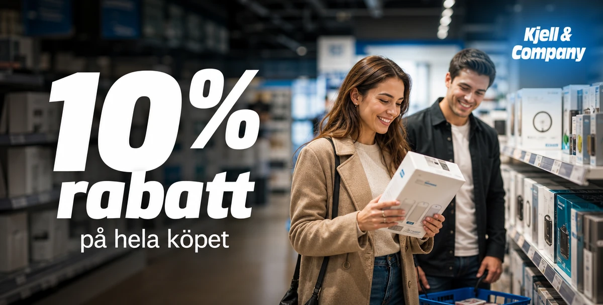 Kjell & Company – 10% rabatt – på hela köpet