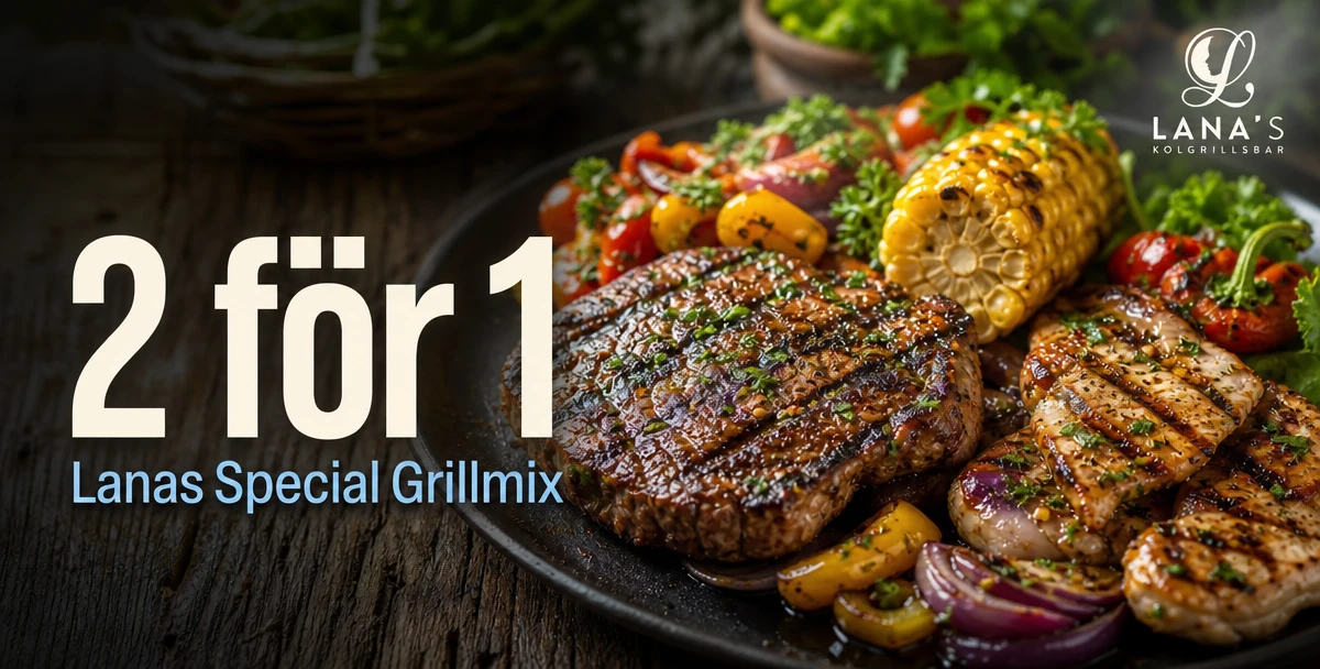 Lana´s Kolgrillsbar – 2 för 1 – Lanas Special Grillmix