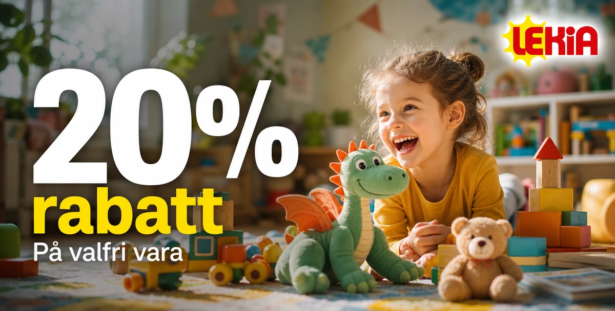 Lekia, Nacka Forum – 20% rabatt – På valfri vara