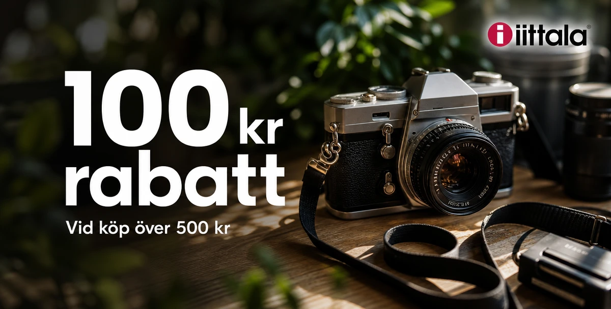 Iittala Outlet – 100 kr rabatt – Vid köp över 500 kr