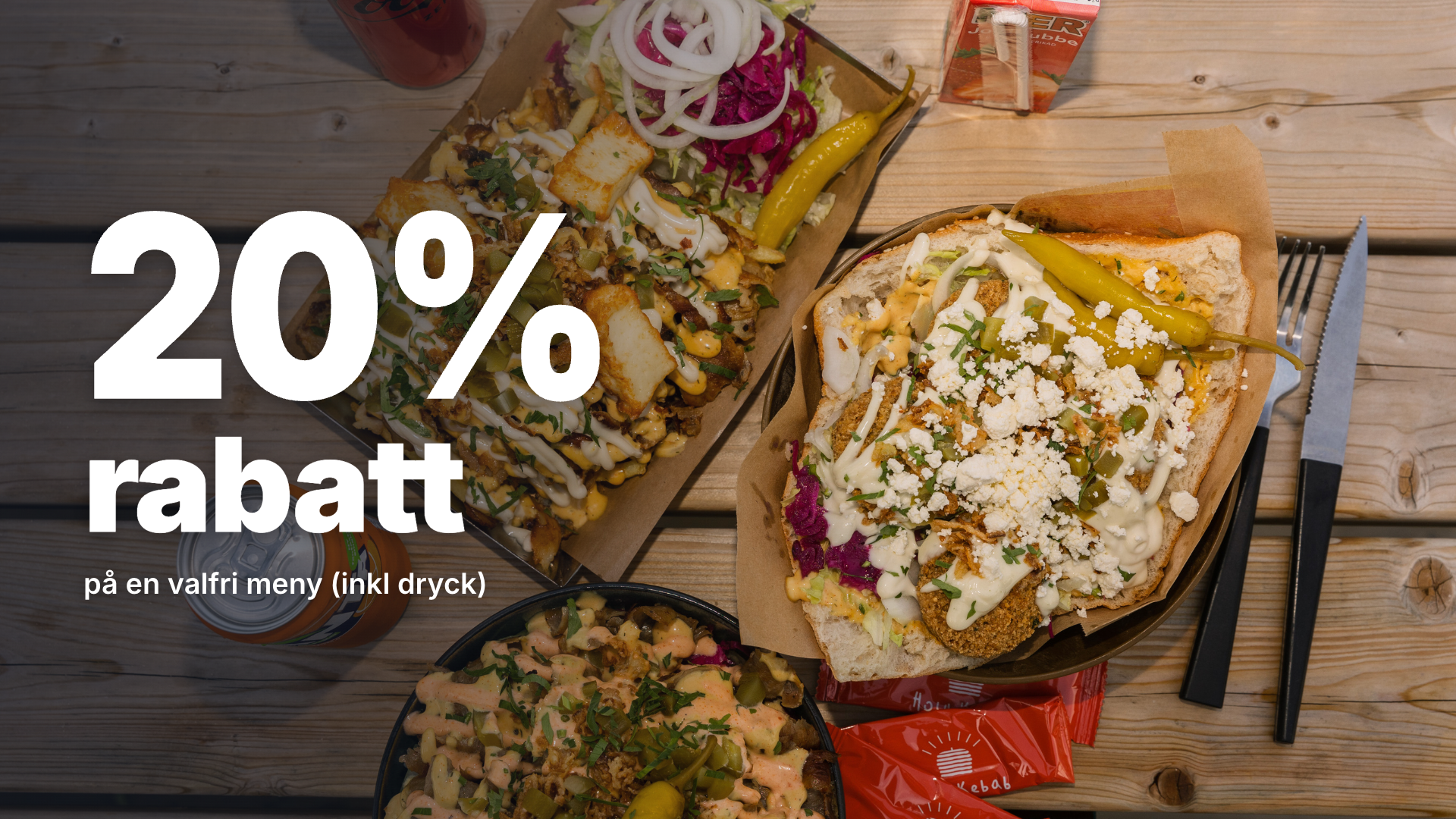 Holy Kebab – 20% rabatt – På en valfri meny (inkl dryck)