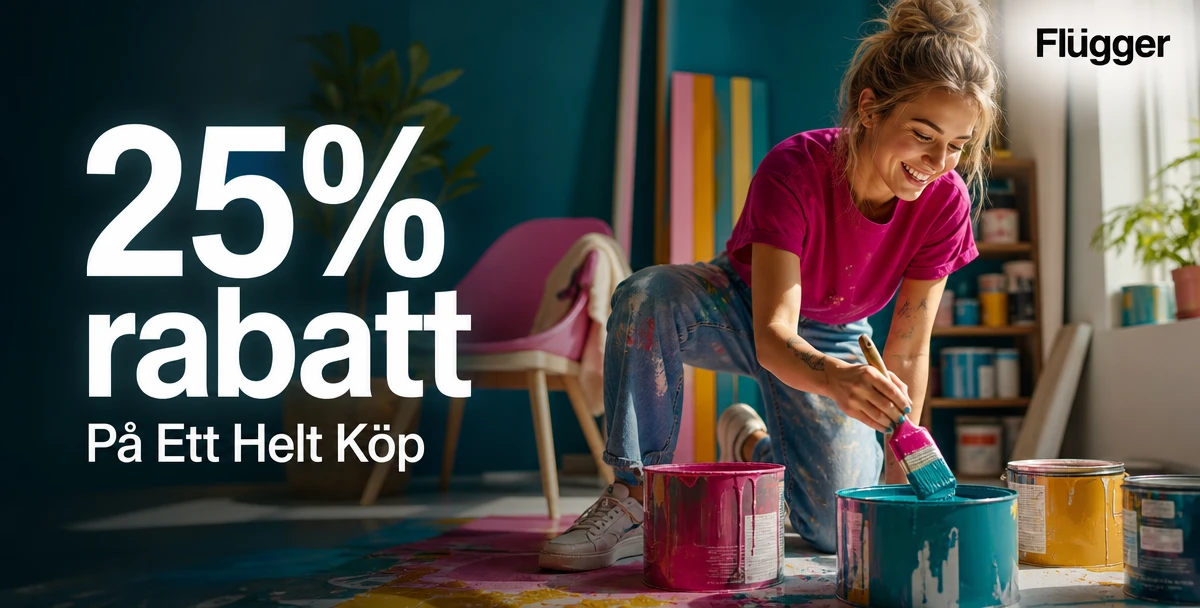 Flügger färg – 25% rabatt – På Ett Helt Köp