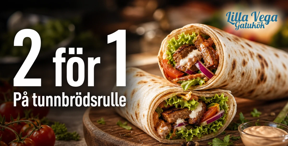 Lilla Vega – 2 för 1 – På tunnbrödsrulle