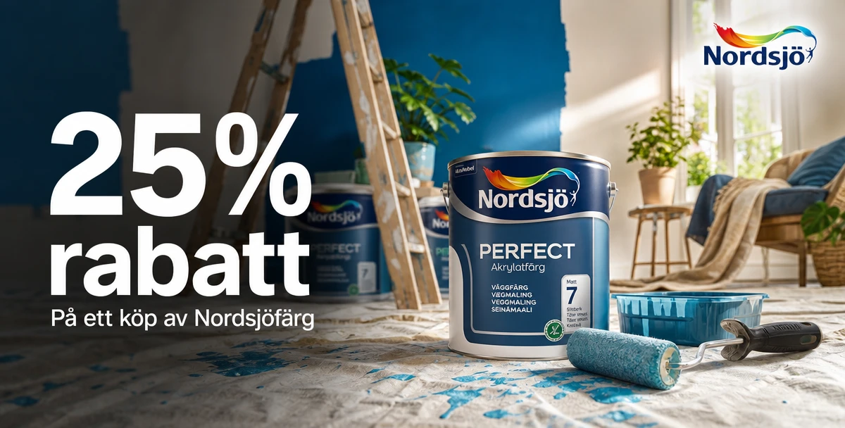 Nordsjö Idé & Design – 25% rabatt – På ett köp av Nordsjöfärg