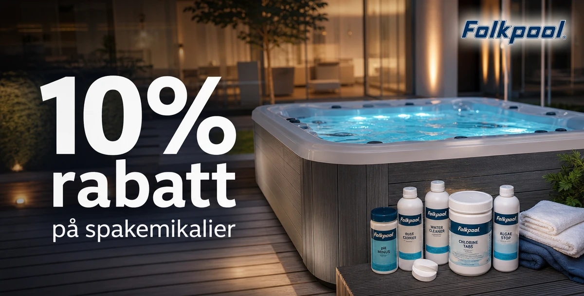 Folkpool – 10% rabatt – på spakemikalier