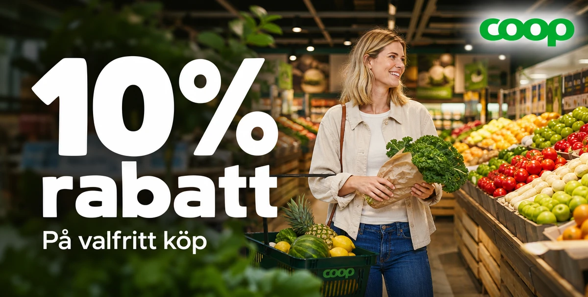 Coop Tullholmen – 10% rabatt – På valfritt köp