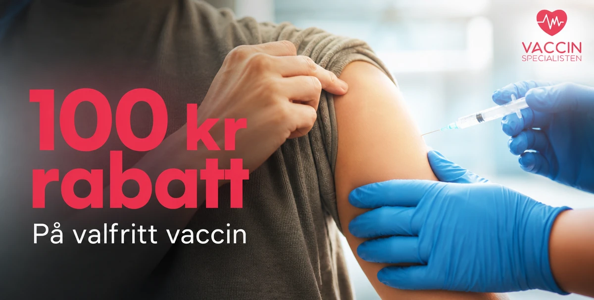 Vaccinspecialisten – 100 kr rabatt – På valfritt vaccin