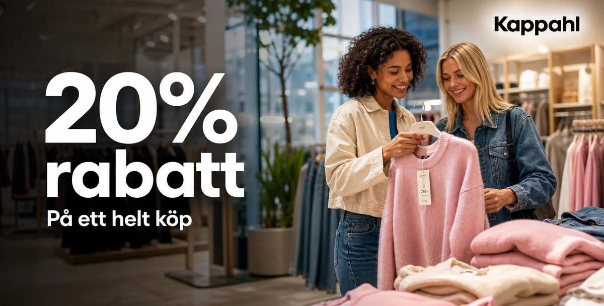 KappAhl – 20% rabatt – På ett helt köp